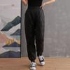 Cotton Pants Women Outer Wear 2024 Autumn and Winter New High Waist Thickened Leisure Pants Warm Long Pants