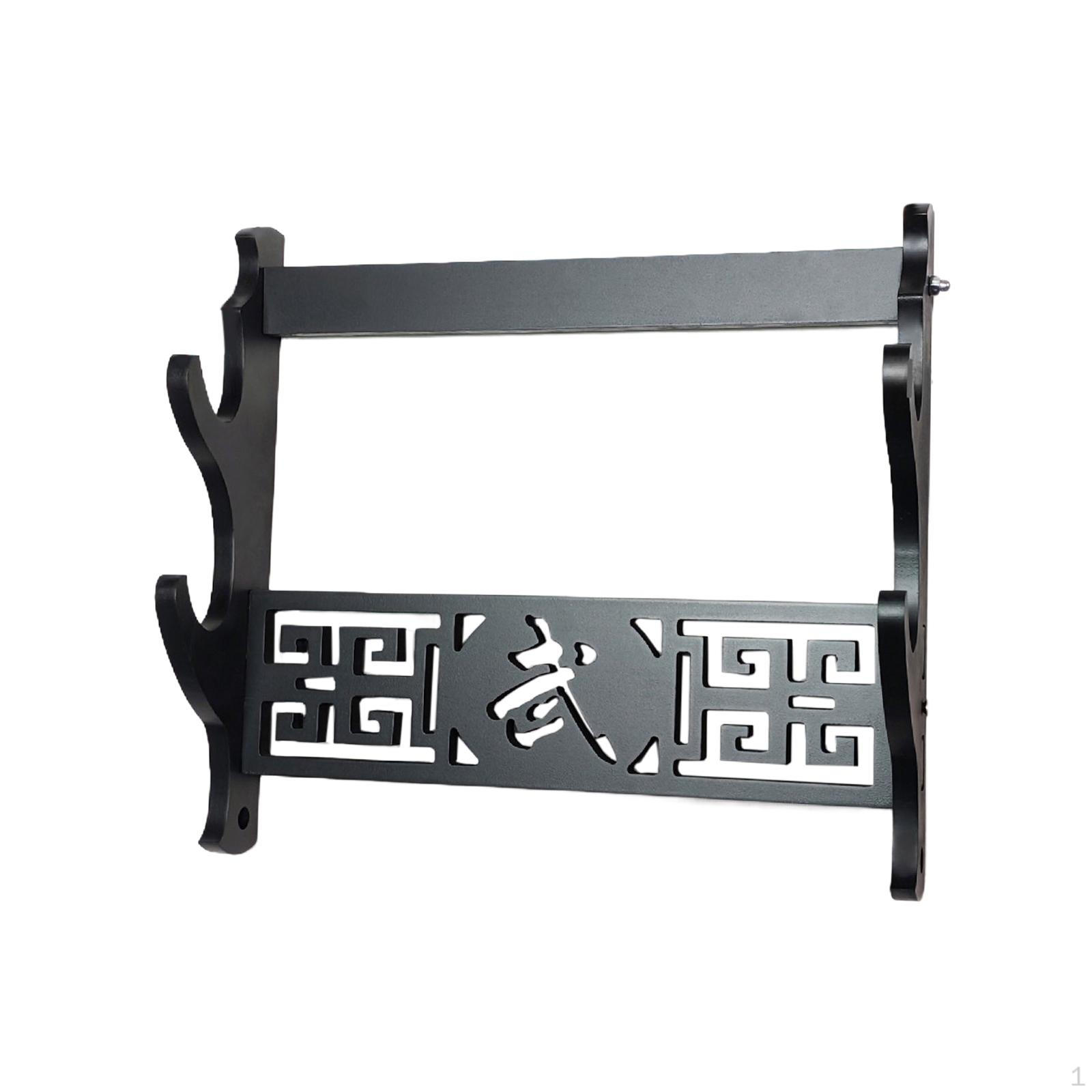 

Настінна опора для меча самурая, багатофункціональна підставка, тримач дисплея Wakizashi для квартири 2 Tier