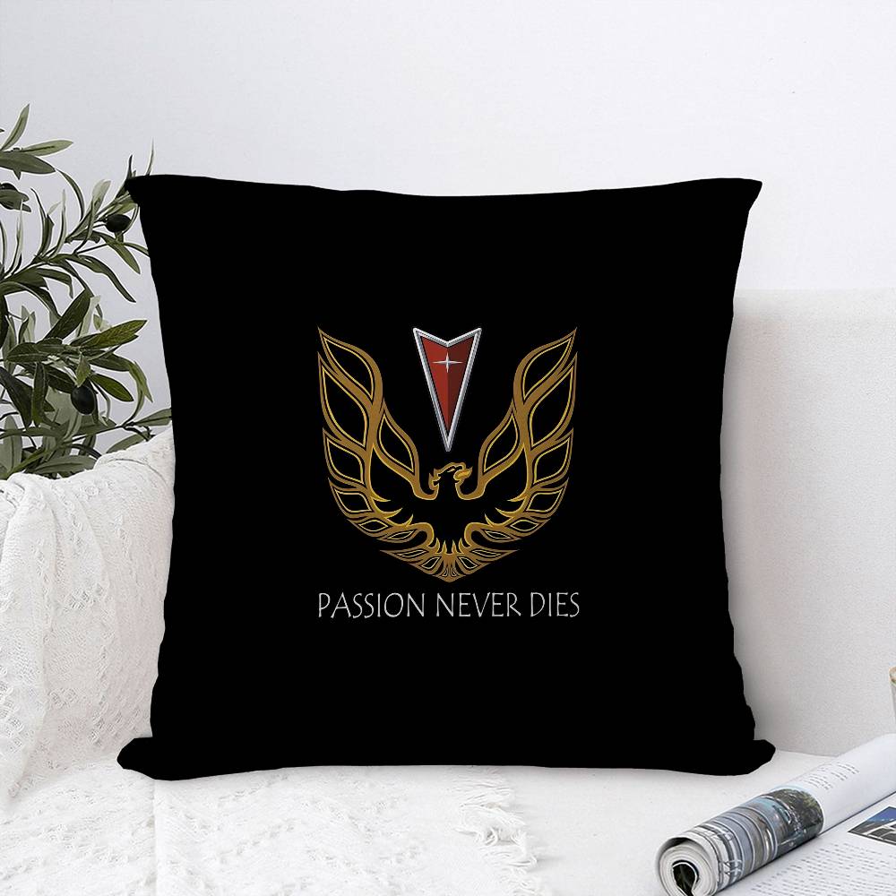 Pontiac Firebird Trans Pillow Covers Cartoon Sofa Decorative Home Double-Sided Printing Short Plush Cute Cushion Cover