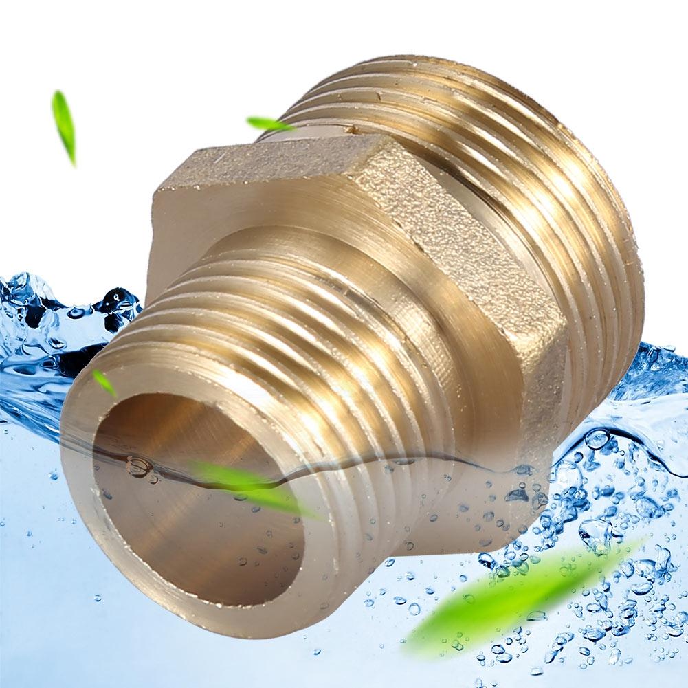 Brass Fitting Hex Nipple Reducing Male Pipe 3 4  To 1 2  Water Tube Fittings (Intensification)
