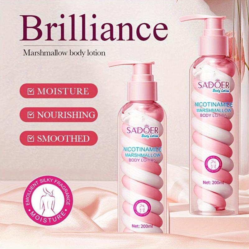 Nicotinamide Cotton Candy Beauty Body Lotion Moisturizes and Nourishes The Skin Restoring Its Softness and Delicacy