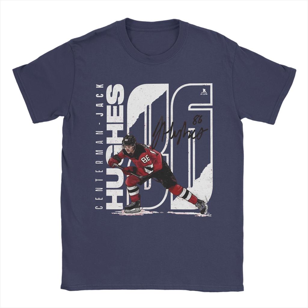 Jack Hughes Smile USA Hockey Golden Goal Tee Shirt for Unisex Women Graphic Printed T Shirts Cotton Clothing