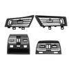 Chrome Front Center Left/Right Air Vent Grille Outlet Cover Middle Rear AC Vent Panel For BMW 7 Series F01 F02 730 735 745 750