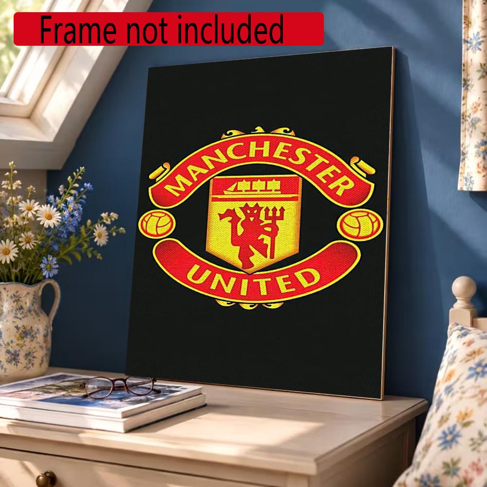 Manchester 5D Diy Diamond Paintings Mosaic Wall Round Diamond Art Painting Kits Embroidery Crystal Accessories Frameless