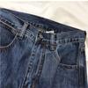 Women Jeans High Waist Baggy Straight Wide Pants Casual Dark Blue Denim Trousers Plus Size Female Bottoms Vintage Y2k Claothes Streetwear