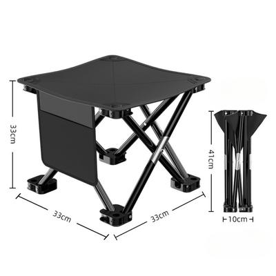 שרפרף קמפינג, שרפרף מתקפל נייד לגינון בחוץ וטיולי חוף דיג, שרפרף לרגליים עם תיק נשיאה