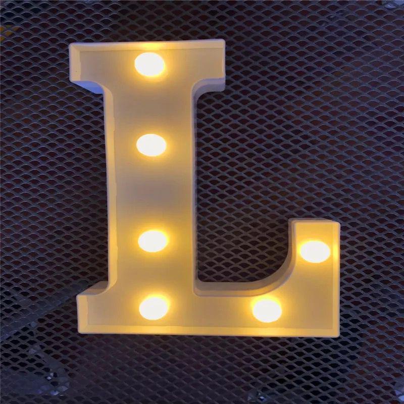 LED Love Letter & Number Lights for Valentine's Proposal Decor