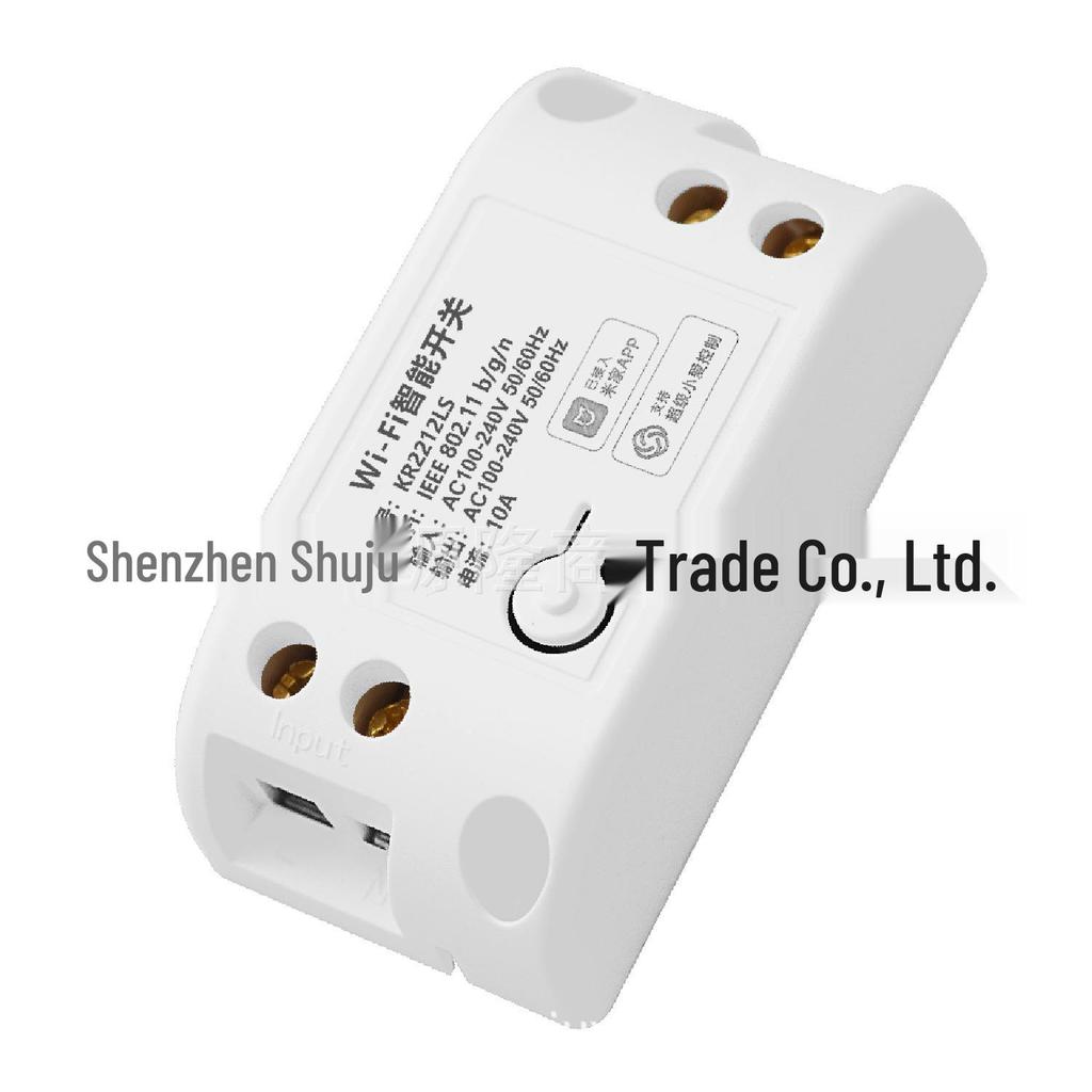Smart WiFi Switch Connects To Mijia App for Remote Control and Xiao Ai Voice Command Support.