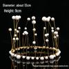 Pearl Crown Cake Decoration & Headdress for Birthdays