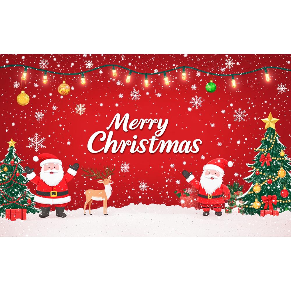 Merry Christmas Banner Christmas Home Decoraton 2025 Cristmas Party Decor Xmas Photography Background Props Happy New Year 2026