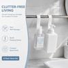 8 PCS No Drilling Required Bathroom Storage Hanger Multipurpose Organizer Hook  Bathroom Kitchen