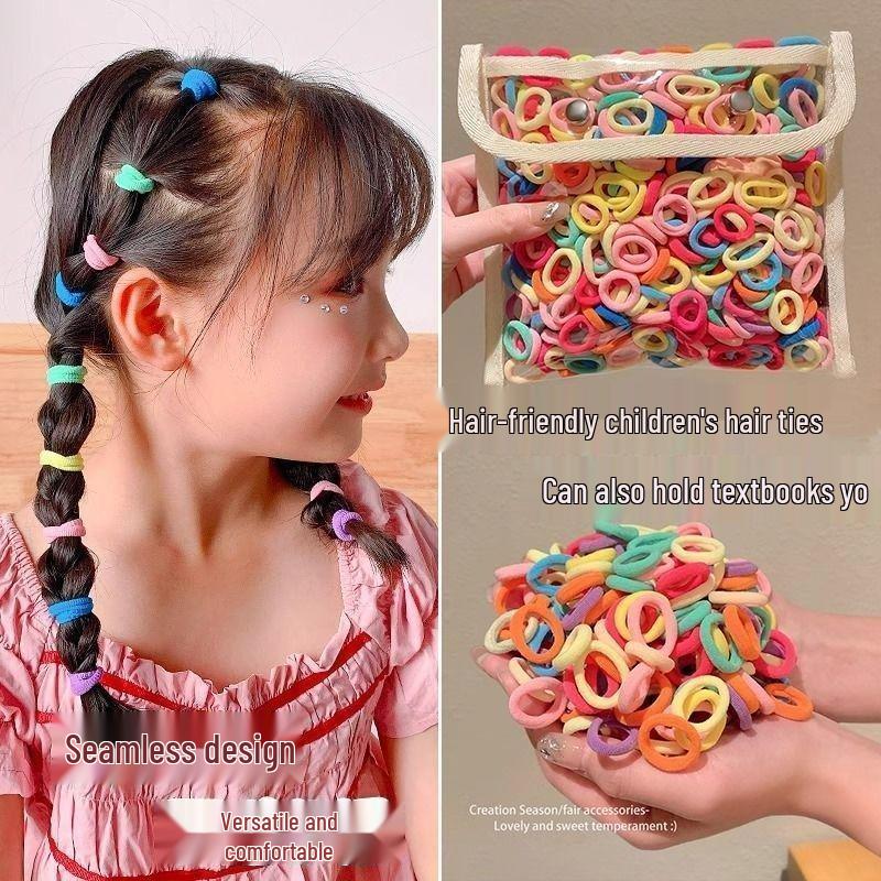 2025 Kinder Haarschonende Elastische Gummibänder - Strapazierfähige und Hochelastische Haargummis für Mädchen