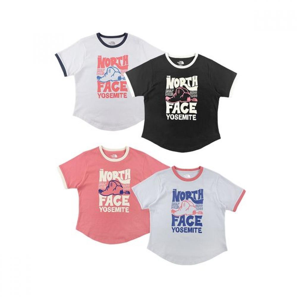 

[North Face] North Face Женская футболка с коротким рукавом и круглым вырезом Nt7ur32 NT7UR32J_White (WHT)/080(XS)