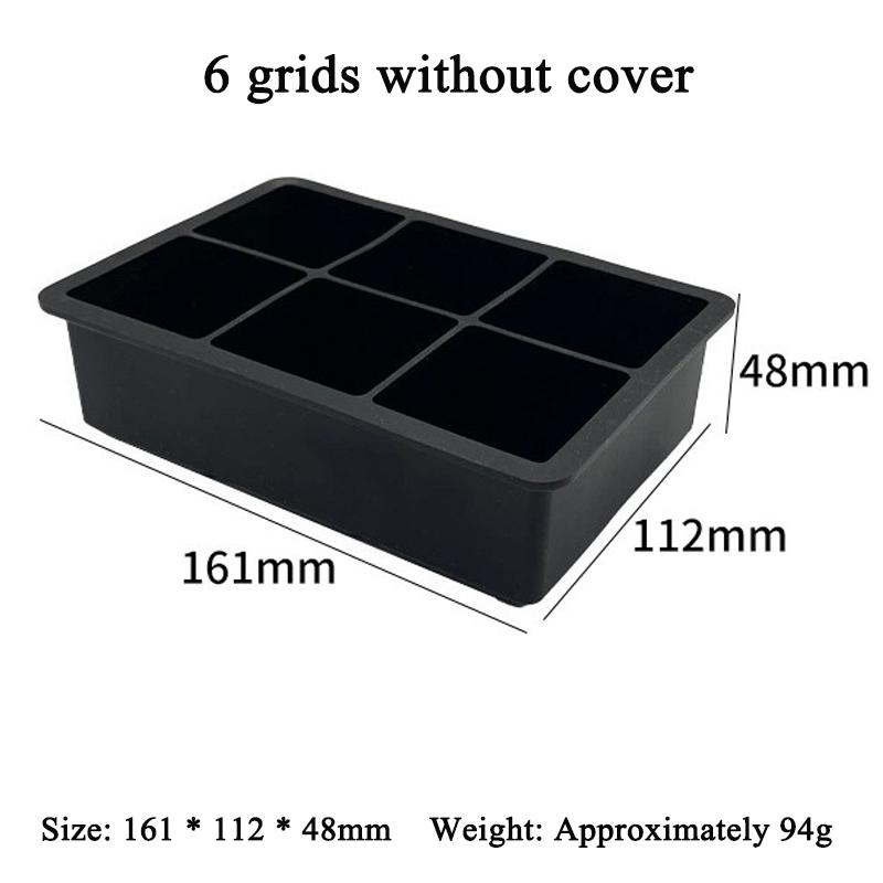 4/6/8/15Grids Silicone Ice Cube Molds Spherical Ice Molds Reusable Whiskey Ice Cube Molds Cocktail Freezer DIY Homemade Barware