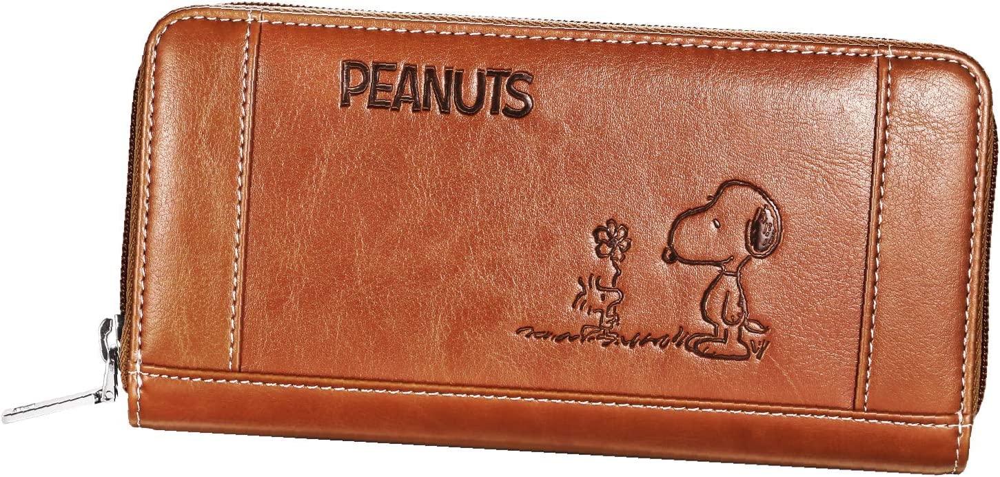 

long long bellows card coin purse [SNOOPY] Wallet, wallet, women s, men s, wallet, holder, (brown) [item]
