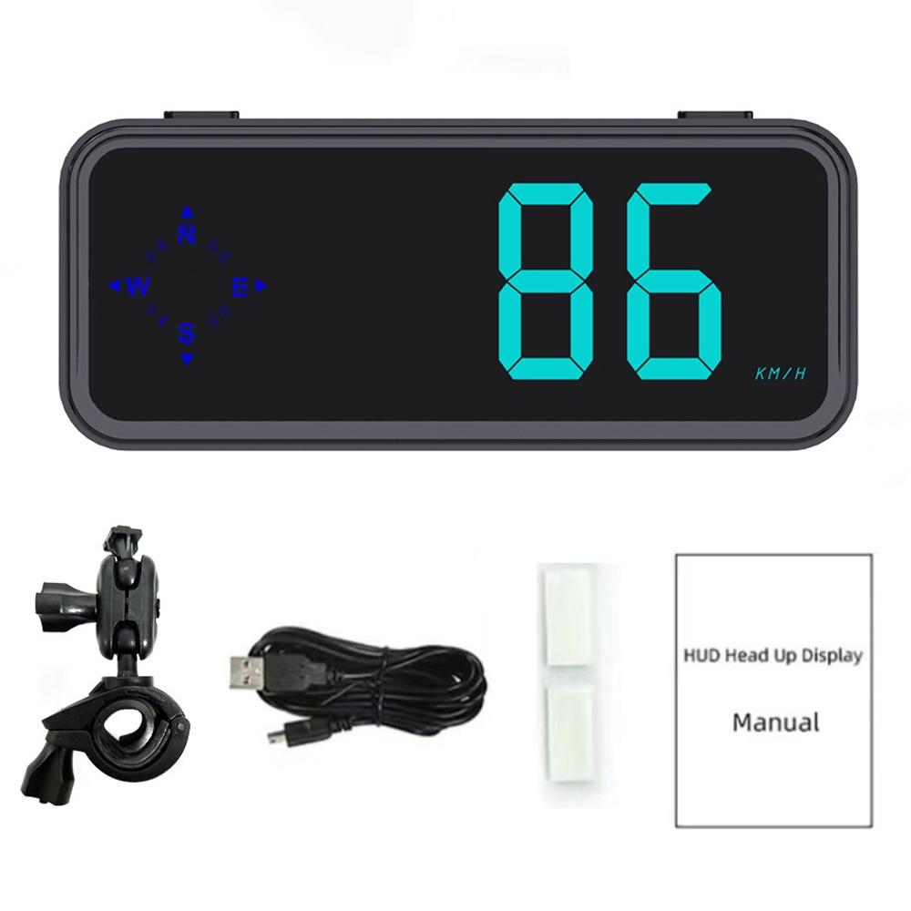 7 Color Switching GPS Car Digital Speedometer Digital Clock Vehicle Speed Meter  Tachometer
