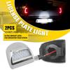 2X License LED Rear Light Plate Fit Silverado Chevy GMC Cadillac Escalade Sierra