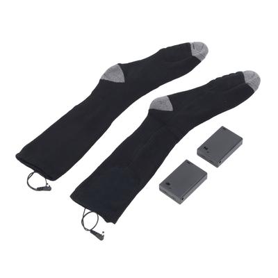Electric Hted Socks Battery Operated Comfortable Cotton Socks for Winter Travel Camping Cycling Skiing Hiking One Size