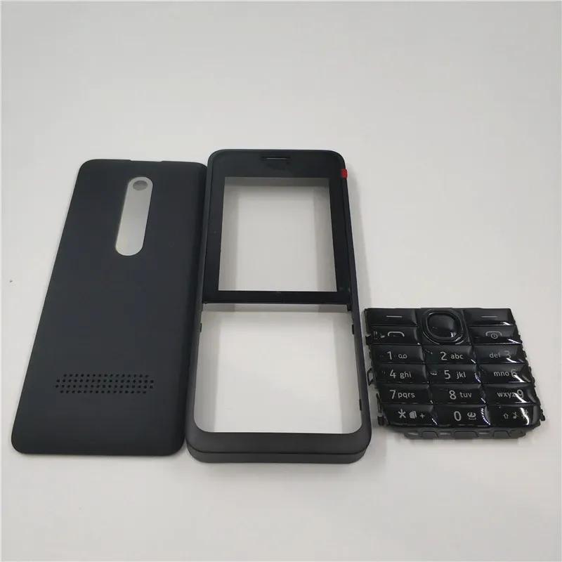 Gehäusehülle für Nokia 301 Dual-SIM-Karten-Handy Hülle Mit Englischem Tastaturfeld Ersatzteile