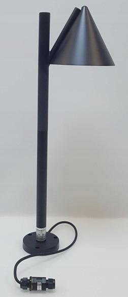 GoodHome Eriksson S 600 Lm IP44 Garden Lamp Black