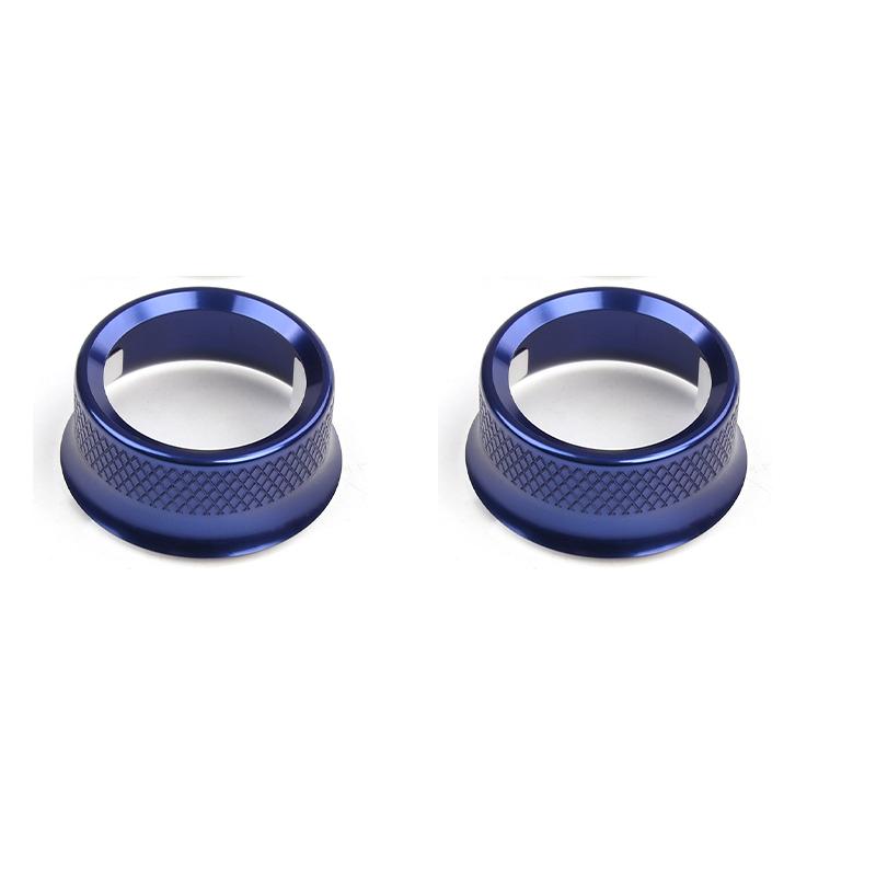 Automotive Interior Trim Aluminum Alloy Material Air Conditioner Rotation Cover Trim For Kia Stinger 2018    LHD RHD