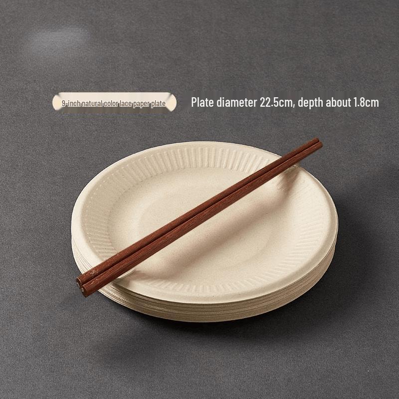 

Ginger Yellow Disposable Dinnerware Set