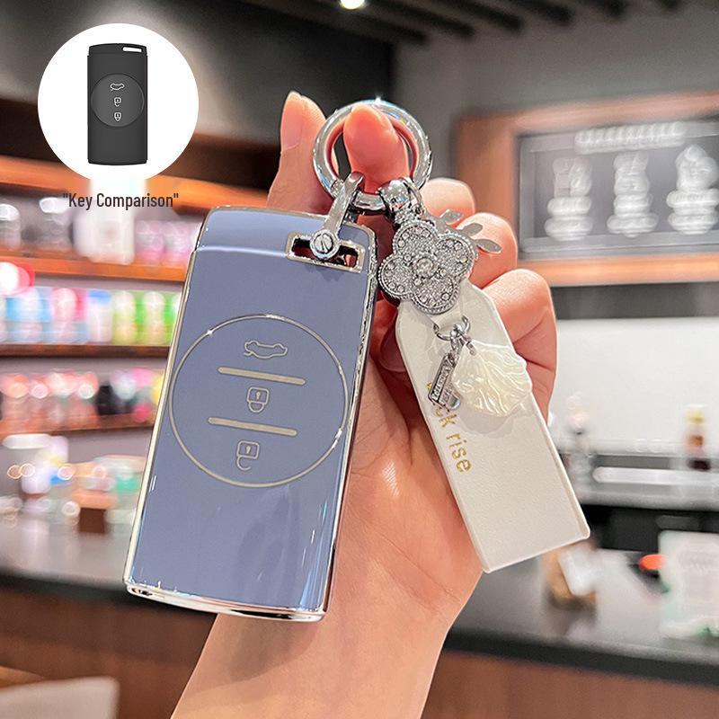 Compatible Chery Car Key Cover for Tiggo 7 and Xingtu TX Models - Simple Design for Men and Women