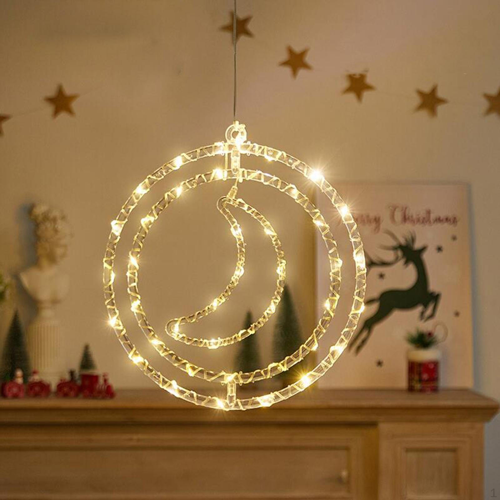 

Рождественские украшения Светодиодные гирлянды Подвесные гирлянды, теплый белый цвет на год, вечеринки