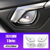 2xFor BMW New 5 Series Interior Handles Auto Door Bowl Protection Cover Modifications And X1/X2/ix1 Automotive Supplie Valve Cap XU7