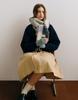 JILLSTUART ACC [Gloves] Wool-Cashmere Blend Cable Knit Fingerless Hand Warmers 3 Colors