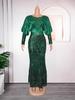Elegant Plus Size Sequin Party Evening Dress for Women