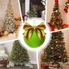 Bowknot Little Plush Ball Christmas Decoration Hanging Plush Ball Festive Atmosphere Display.