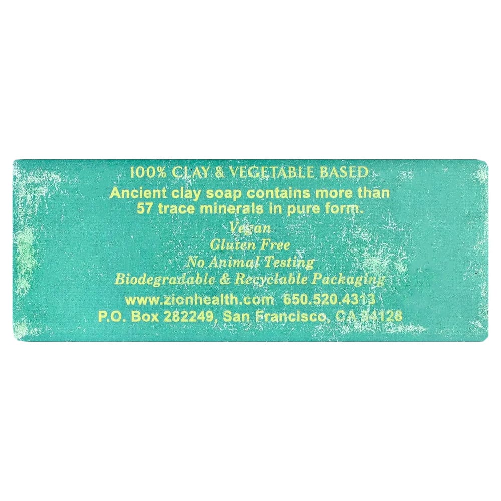 Zion Health Ancient Clay Coconut Shea Soap, 6 oz (170 g)
