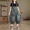 Women's Summer Loose-Fit Denim Overalls