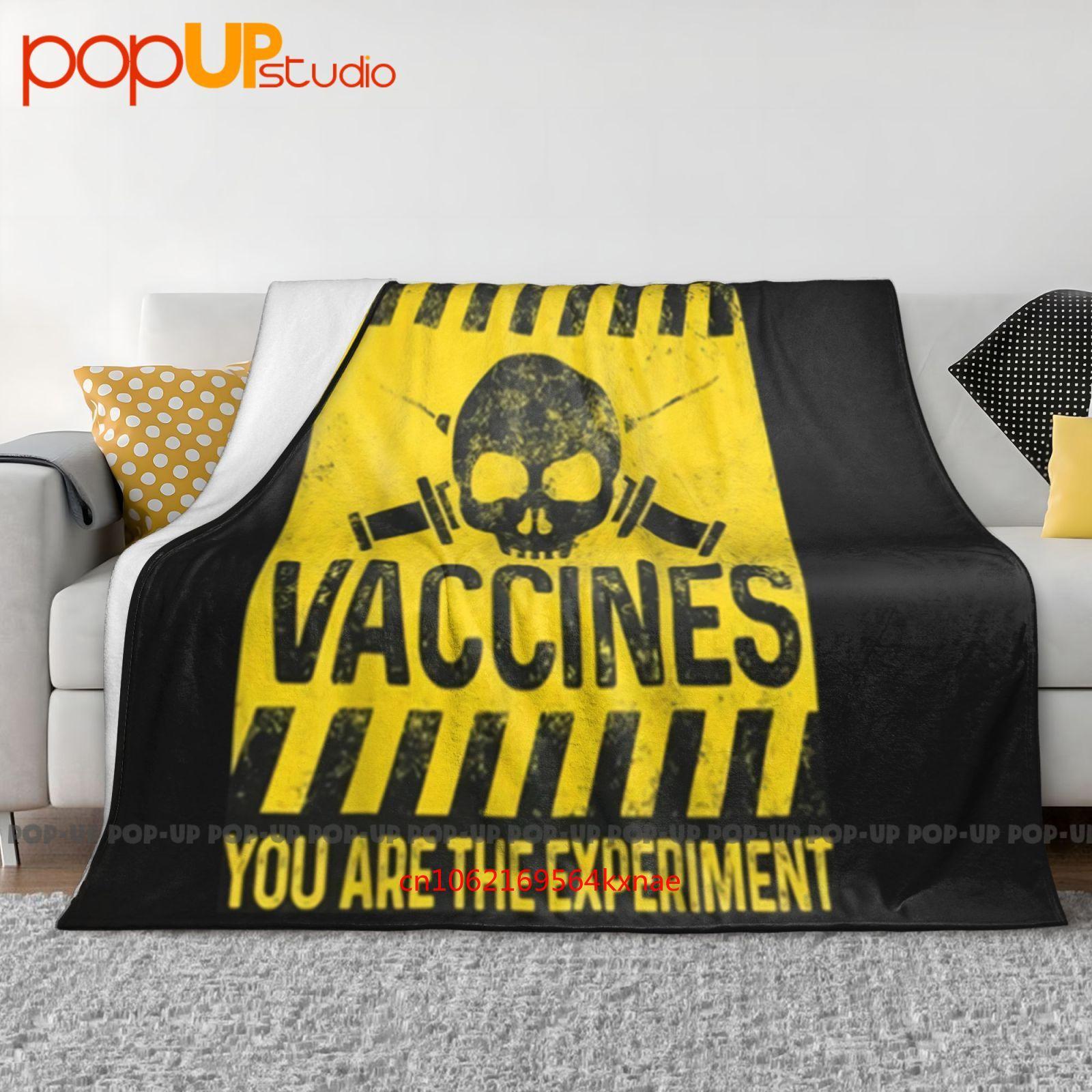 

You Are The Experiment My Body My Choice Vaccine Anti Vax Ultra-Soft Blanket Quilt Winter Sofa Cover Bed Covers 30x40in