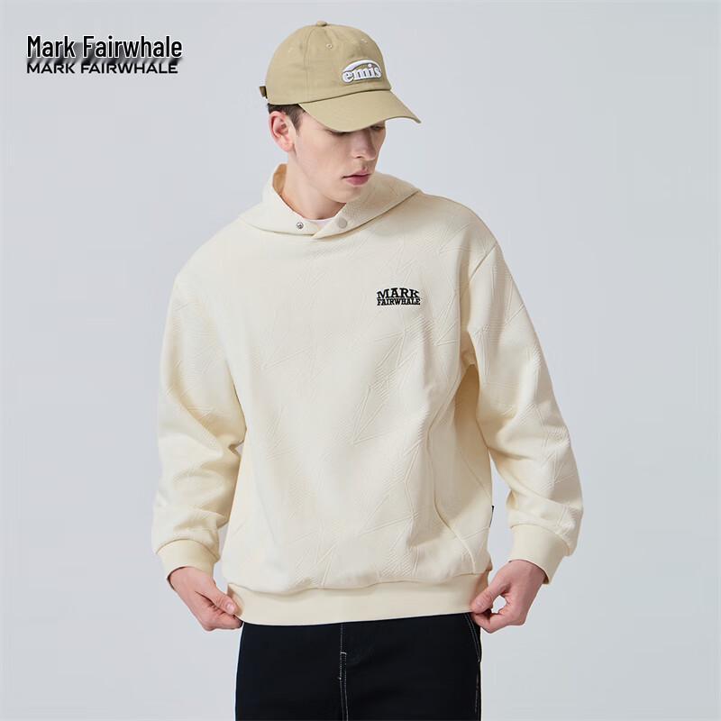 

Mark Fairwhale Men s Textured Jacquard Hooded Sweatshirt 2XL