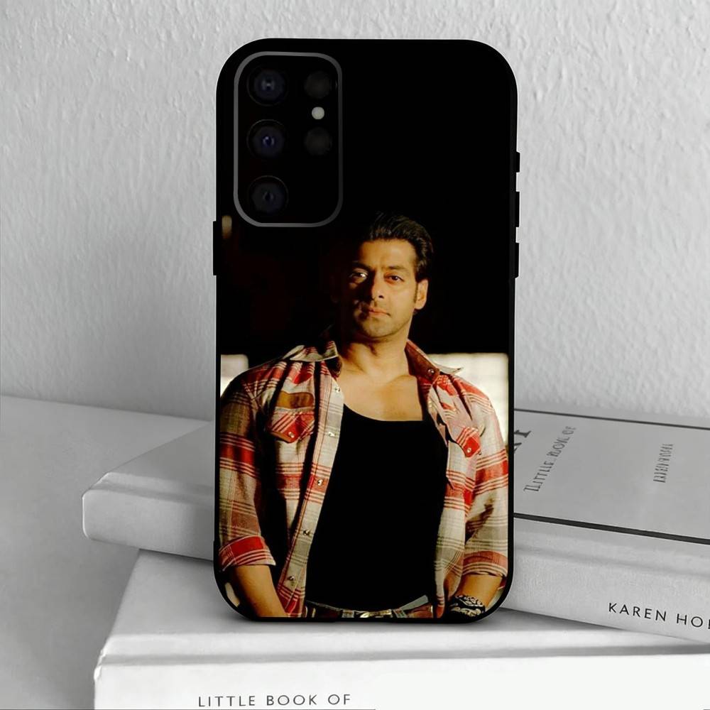 Indian Actor S-Salman K-Khan  Phone Case For Samsung S25,24,23,22,30,21,10,9,Ultra,Plus,Lite,FE,4,5 G Soft Black Case