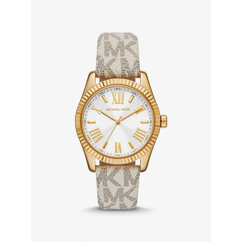 

Часы Michael Kors Lexington с золотистым покрытием и фирменным логотипом MK4746 ваниль