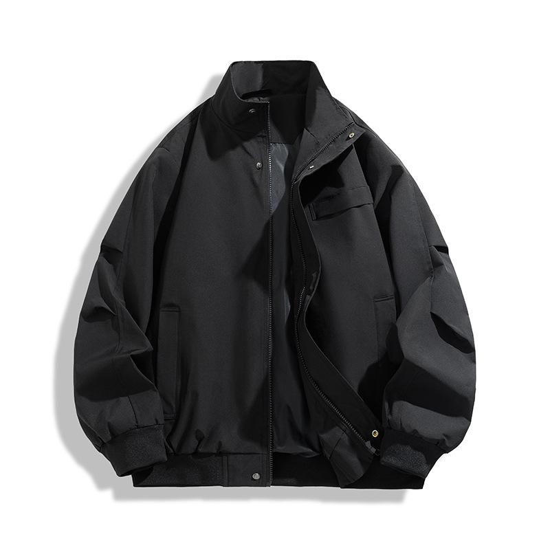 American Retro Simple Jacket - Trendy Loose Casual Top for Couples, Spring & Autumn