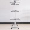 Expandable Three-Layer Rack: Towel, Clothes, Shoe Dryer & Coat Stand