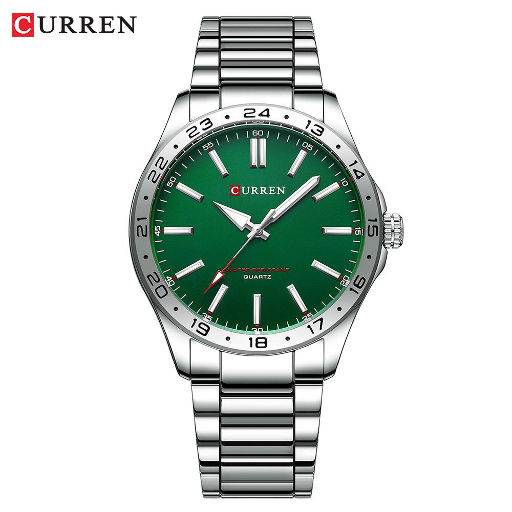 CURREN 8452 Men's Steel Band Waterproof Quartz Business Watch