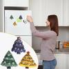 Refrigerator Magnets Christmas Magnetic Refrigerator Decoration Magnet Christmas Tree Fridge for Whiteboard Office And Winter