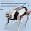 Rc Robot Children's Remote Control Mechanical Dog Toy Science Teaching Diy Assembling Model Electric Set Toys Solar Robot Dog