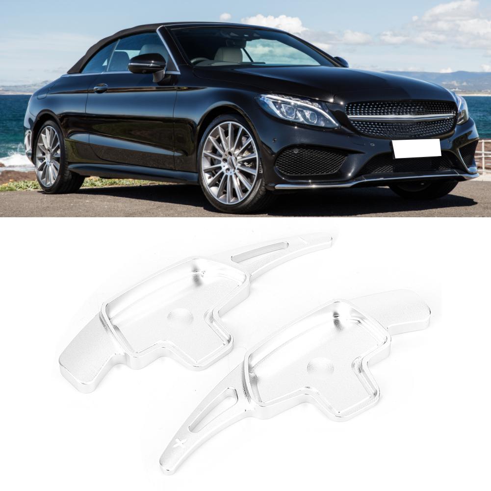 2pcs Steering Wheel Gear Paddle Shift Extension Fit for Mercedes Benz GLC (X205) 2016   2017