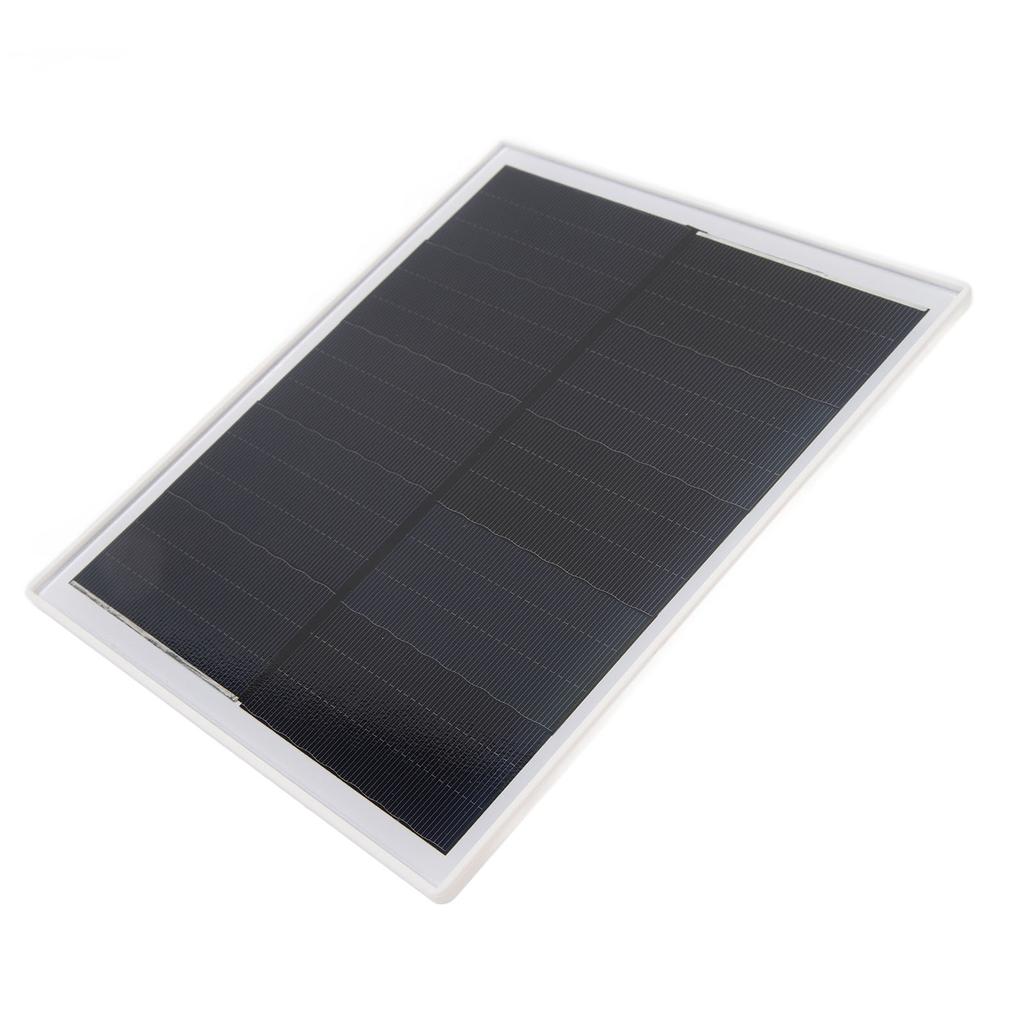 Solar Panel 6W 5V Monocrystalline Silicon IP65 Waterproof Slim Portable Solar Panel Charger with Monitor Camera Bracket