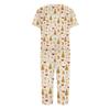 Women's Casual Two Piece Outfit Set Christmas Print Short Sleeve Pants