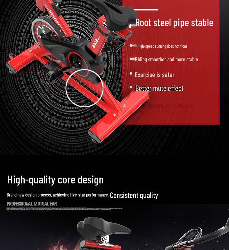 Dynamic Indoor Exercise Bike - Super Silent Fitness Equipment for Weight Loss