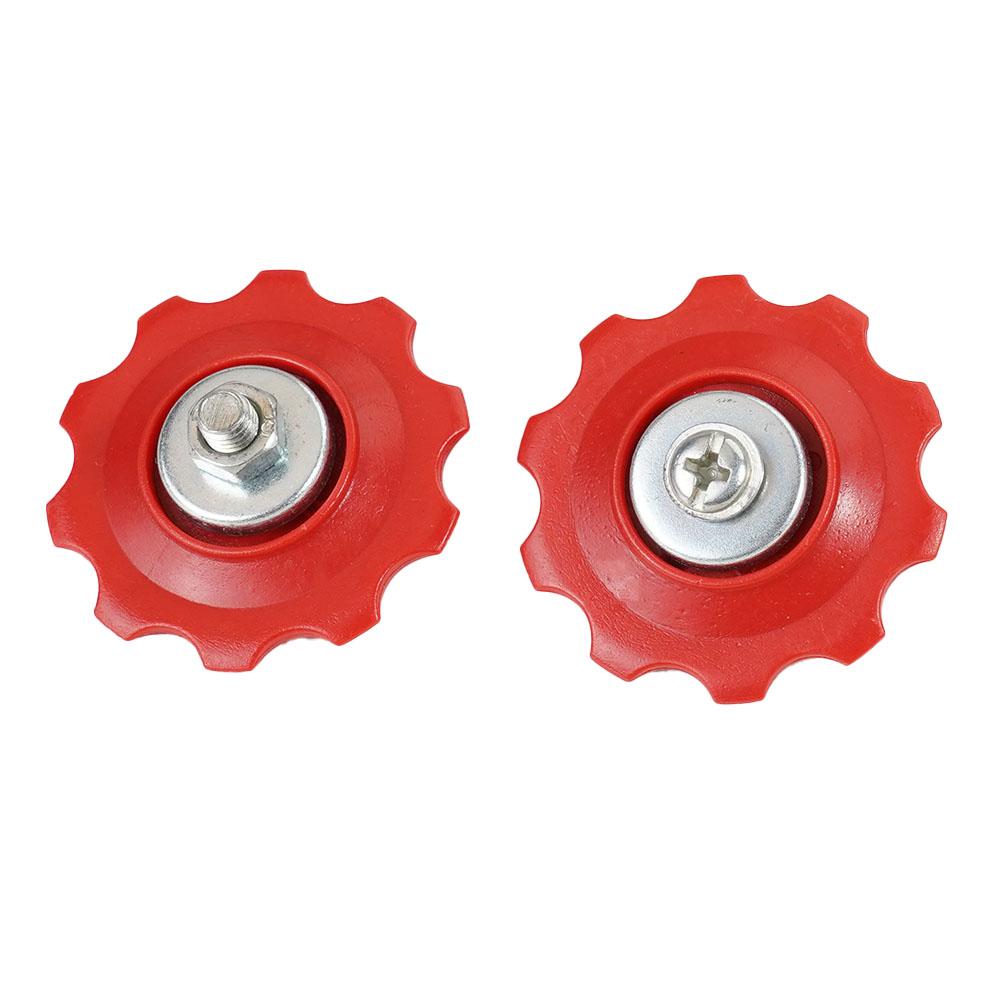 Jeu De Poulies De Dérailleur 10T – Roulement Céramique, Rouge, Pour Vélo, NEUF