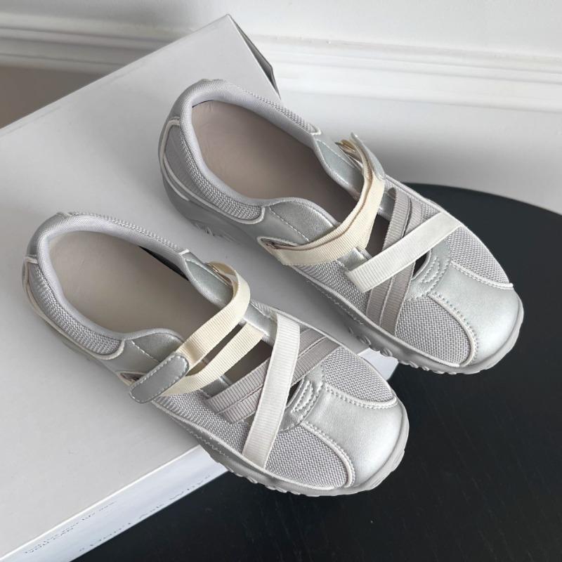 

Издание~ увеличение высоты на 6 см летом, маленькие балетки, туфли Мэри Джейн, повседневная спортивная женская обувь 40