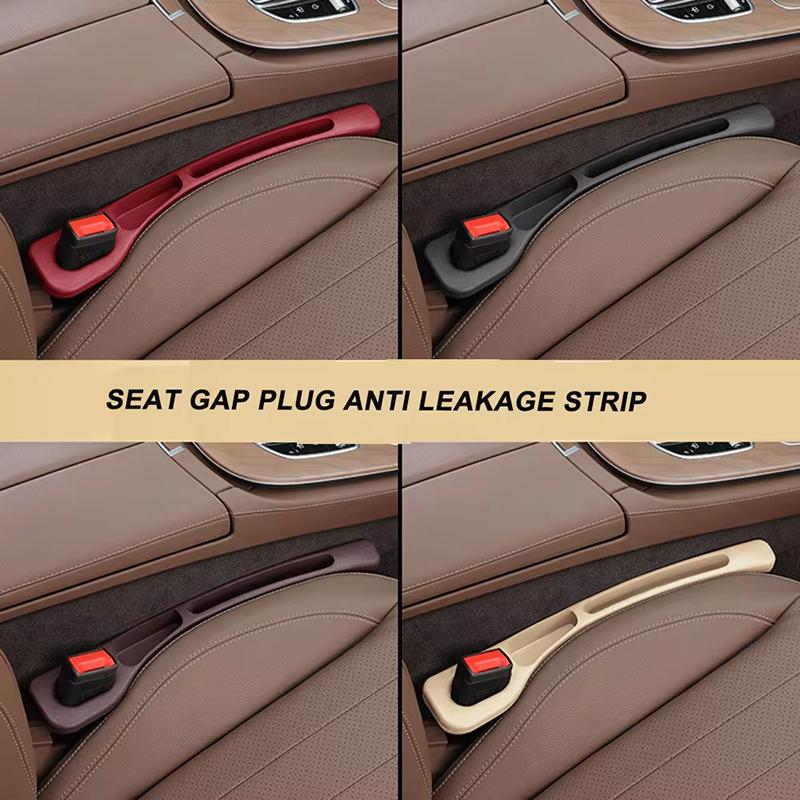 2PCS Car Seat Gap Filler Between Seats Console Organizer Seat Crevice Storage Box Bag Decoration Interior Auto Accessories